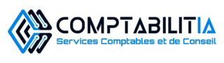 Logo of Comptabilitia, an accounting firm in Montreal specializing in the use of artificial intelligence tools to offer accounting, tax filing, and consulting services.